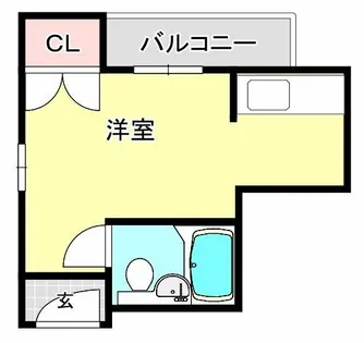 帝塚山ハイツ【6階】の間取り