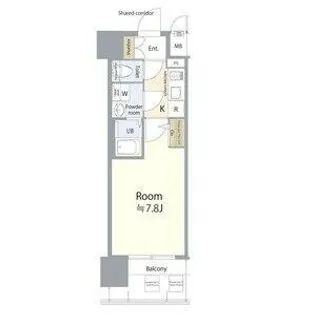 エスリード名古屋サザンプレイス【2階】の間取り