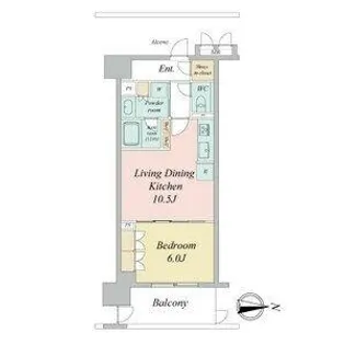 ラフィシア上前津【3階】の間取り