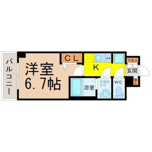 プレサンス大曽根駅前ファースト【14階】の間取り