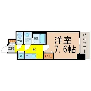 プレサンス東別院駅前【7階】の間取り