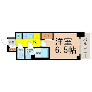 プレサンス鶴舞ファースト【15階】の間取り