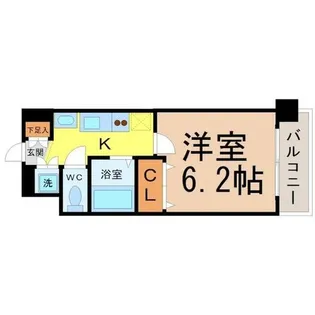 プレサンス名古屋城前ラバンカ【2階】の間取り
