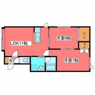 レスポアール21【2階】の間取り