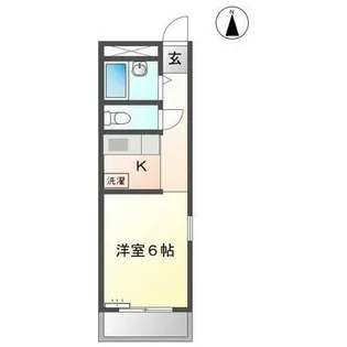 アメニティ鈴木【2階】の間取り