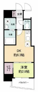 セレニテ夕陽丘EST【5階】の間取り