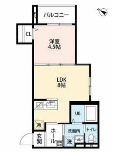 新築 robot home 渡辺通【2階】の間取り