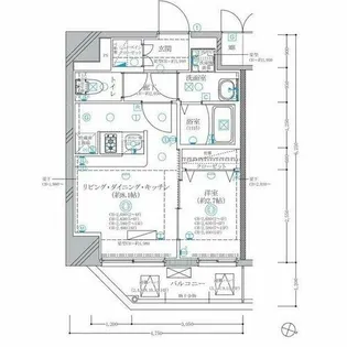 ディアレイシャス東別院Ⅳ【4階】の間取り