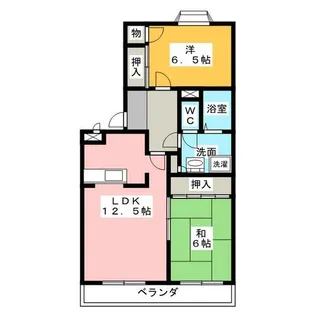 エステート徳重【2階】の間取り