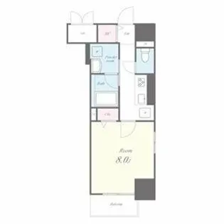 ルフレイユ 泉 久屋大通公園【6階】の間取り