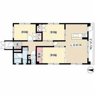 ビラ三秀上前津【2階】の間取り