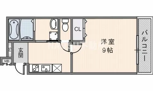 フジパレス東花園ウエスト【102号室】の間取り