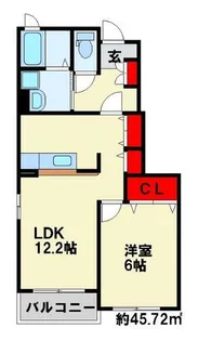 サニータウン曽根 B棟【1階】の間取り
