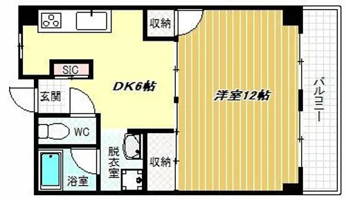 ロイヤルハイツ松ヶ丘【2階】の間取り