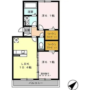 グランドソレイユ【1階】の間取り