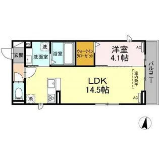 ココット【3階】の間取り