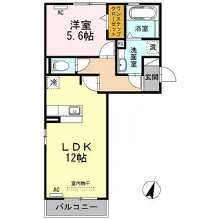 メゾン カシオペア【1階】の間取り