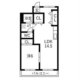 コトブキ第一ビル【3階】の間取り