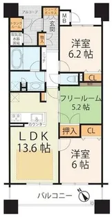 ネバーランド彦根【15階】の間取り