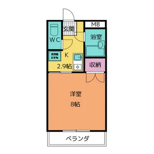 リバーサイドミキムラ【2階】の間取り