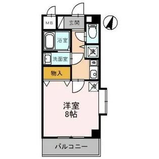 ドール魚崎【3階】の間取り
