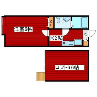 メゾン・ド・ショコラ【2階】の間取り