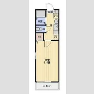 シェトワ御器所【2階】の間取り