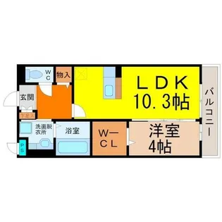 La maison de BV(ラメゾンドビーブイ)【2階】の間取り