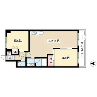 ラ・メゾン伊藤【5階】の間取り