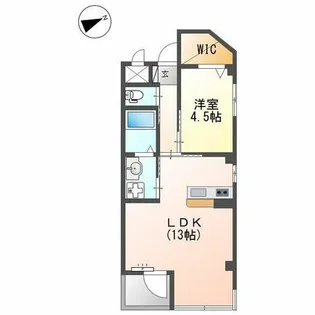 クレシア吹上【3階】の間取り