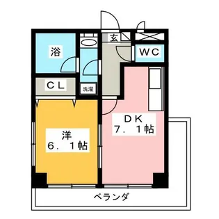 フォーシーズンズ大雅【3階】の間取り