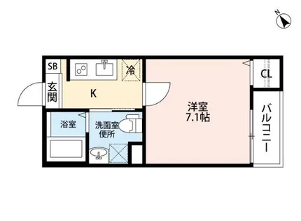 エスポワール露橋【3階】の間取り