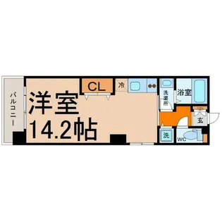 KDXレジデンス神宮前【2階】の間取り