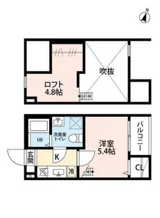 グランエスポワール【2階】の間取り