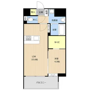 LIBTH高宮Ⅲ【6階】の間取り