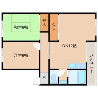 兵庫県尼崎市武庫元町2丁目【マンション】の間取り