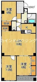 オリオノハイムⅡ【1階】の間取り