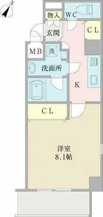 プロシード吹上【6階】の間取り