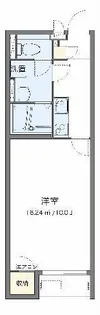 クレイノサンライズ吉志【1階】の間取り
