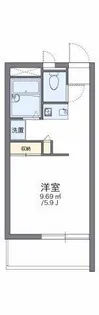 レオパレス中百舌鳥【301号室】の間取り
