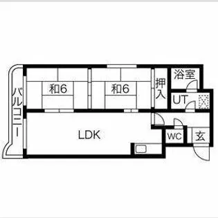 クリーンシャトー北39【2階】の間取り