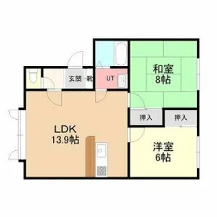 東豊センチュリー【2階】の間取り