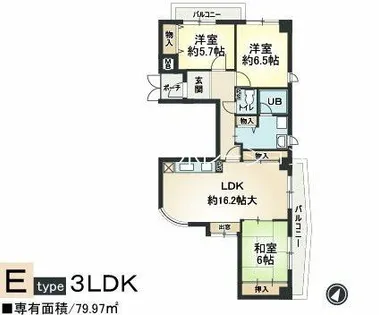 パレスローヤル【4階】の間取り