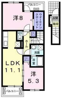 ミルトラウム【2階】の間取り