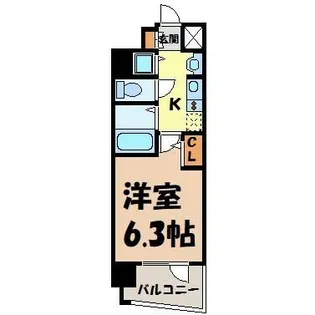 プレサンス桜通グレイス【5階】の間取り