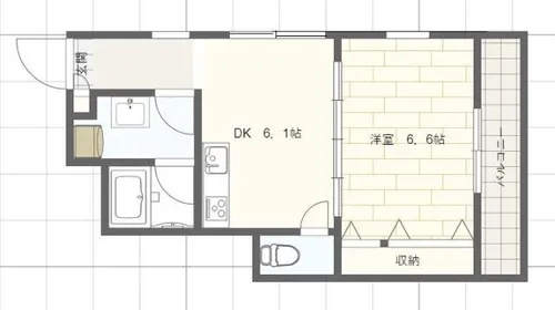 モンレーヴ本町【1階】の間取り