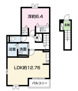 ブリック フェアリー【2階】の間取り
