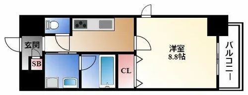 プラチナム【5階】の間取り