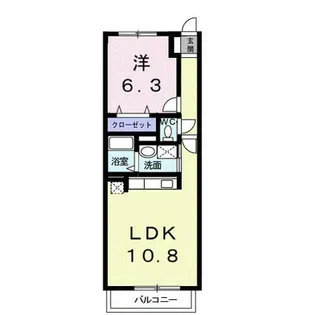 マントヴァーニ【3階】の間取り