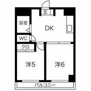 パセイオサンコー【2階】の間取り
